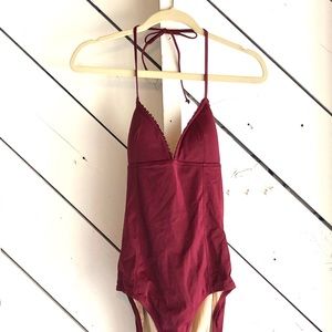 J Crew Triangle Scallop Bathing Suit